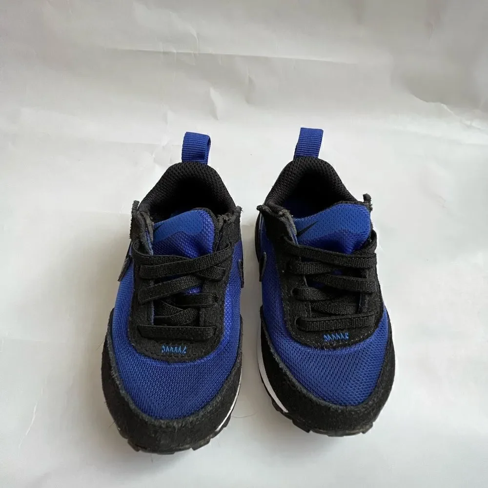 Toddler's Nike Waffle One Racer Blue/Black-White size 4 Toddler